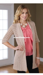 Mary Maxim FP9685 - Crochet Jacket - Free