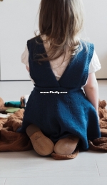 Midnight Dress by Clara Knitwear - English