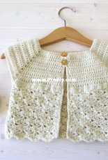 WoolyWondersCrochet - Crochet Little Girls Classic Shell Stitch Cardigan