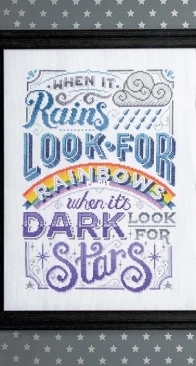 Rainbows and Stars by Emma Congdon from Cross Stitch for the Soul PCS + XSD