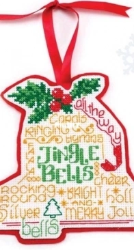 Jingle Bells by Ursula Michael from Just Cross Stitch 2019 Christmas Ornaments XSD