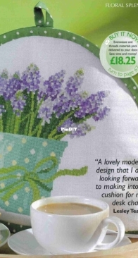 Floral Splendour - Grape Hyacinths by Lesley Teare from Cross Stitch Collection 154 PCS + XSD