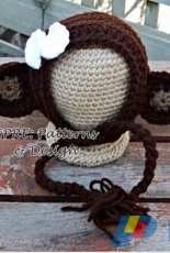 SPRE Patterns and Designs - Sarah Boham - Cutesy Monkey Bonnet