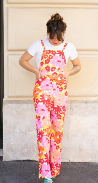 Make My Lemonade - Fiona Dungarees - Size 34-46 - French/English
