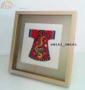 Red Chinese Kimono with Dragon designed by Joan Elliott