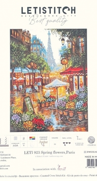 Letistitch LETI 923 Spring Flowers, Paris PCS