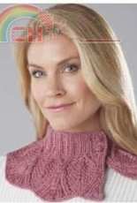 Mary Maxim-#7098-Scallop Edge Collar-Free