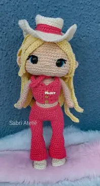 Barbie amigurumi, Crochê