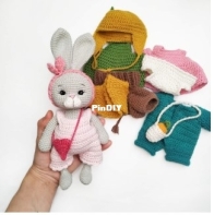 Crochet Toys Basket - Olga Lukoshkina - Ольга Лукошкина - Одежда для Элис - Russian