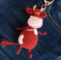 Margarita Yakovleva - Bull Keychain or Brooch