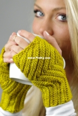 Two Girls Patterns - Lorin Jean - Everyday Fingerless Gloves
