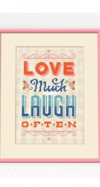 Stitchrovia CSR 00082 Love Much, Laugh Often by Emma Congdon PCS + XSD