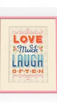 Stitchrovia CSR 00082 Love Much, Laugh Often by Emma Congdon PCS + XSD