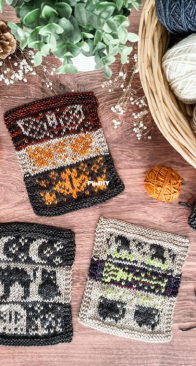 Autumn Doodle Chart Expansion by Jamie Lomax - Pacific Knit Co