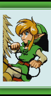 Cross Stitch Quest - Epona and Link - The Legend of Zelda - Free