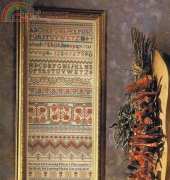 Band Sampler from Brenda Keyes Book, Traditional Samplers