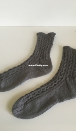Curves Ahead Socks by Sassy Girl Knits