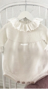 Foxglove Romper by Gitte Haaning Friis - Knitting for Sif
