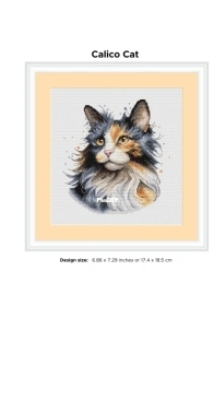 Banani Stitchery - Calico Cat by Anna Banani  XSD