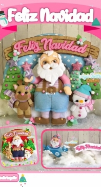 Agus Fieltro - Workshop 23 - Merry Christmas - Feliz Navidad - Maria Jose Crisosto - Spanish