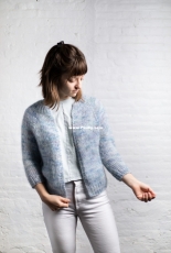 Contrails Cardigan by Sarah E. Chapman-Free