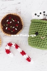 Yarn Blossom Boutique - Melissa Bradley - Christmas hot cocoa  - Free