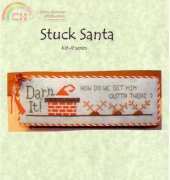 Cherry Wood Designs Studio - Stuck Santa