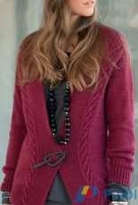Verena Knitting Cable News-W08P32 Plus sized - Free