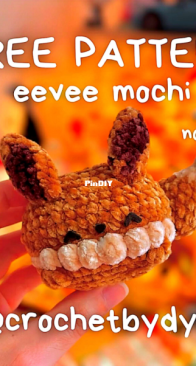 CrochetByDyll - Eevee mochi - free