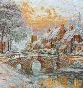 Thomas Kinkade Cobblestone Christmas