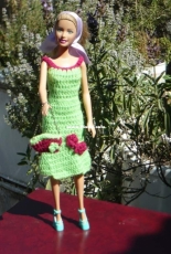 Maguinda Bolsón - Antonela dress and bag set for dolls