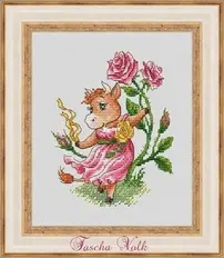 Zosya With Roses - Flower Calendar 2021 by Tascha Volk