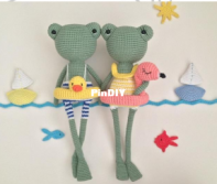 Amigurumi By Güli - Gülizar Ekiz - Frogs Betty and Bob - Russian - Translated