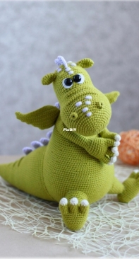 Toys by Ustyushka - Maria Ustyushkina - Мария Устюшкина - Dragon - Дракон - Russian
