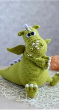Toys by Ustyushka - Maria Ustyushkina - Мария Устюшкина - Dragon - Дракон - Russian
