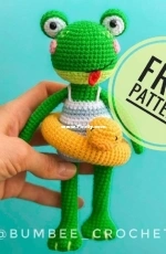 BumBee Crochet - Swimming Frog - Free