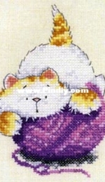 Heritage Stitchcraft - The Margaret Sherry Collection MSPO735 Purr One PCS + XSD