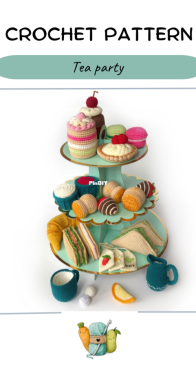 Crochet Pretty Pattern / Mary Brown Craft - Mariya - Mary Brovina - Tea Party