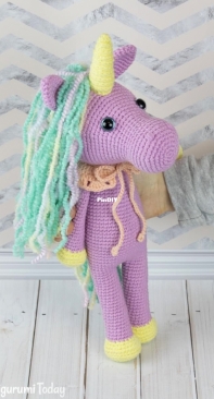 Amigurumi Today - Unknown Designer - Shy Unicorn - Free