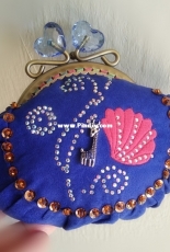 Clasp Purse - Blue