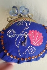 Clasp Purse - Blue