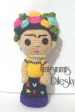 Frida kahlo de la diseñadora @conmismanos