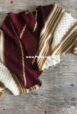 Tricolore Shawl by Samantha Guerin Design