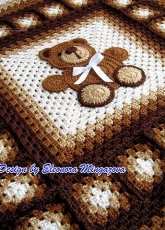 MingazovArt- Eleonora Mingazova- Crochet Teddy Bear blanket