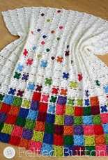 Felted Button - Susan Carlson - Rainbow Sprinkles Blanket