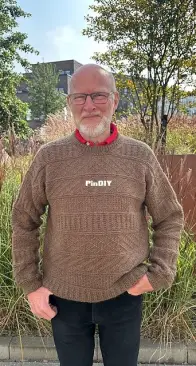 Storm Sweater Man by PetiteKnit - English