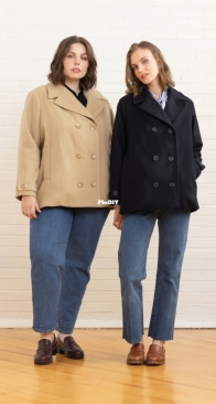 Seamwork - No 3264 - Maple Peacoat - Sizes 00-30