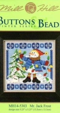 Mill Hill - Buttons & Beads Winter Series MH14-5303 Mr Jack Frost XSD