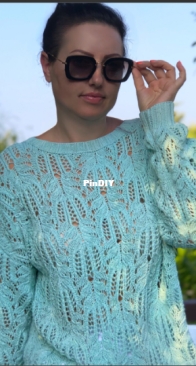 Lace Sweater by Yulia Girman - Russian