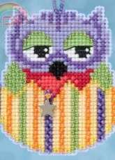 Mill Hill - Owlets Charmed Ornaments MH16-5101 Violet